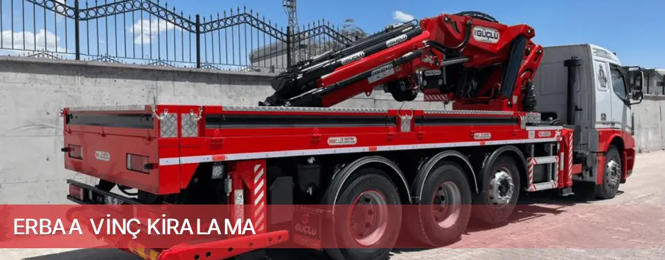 Erbaa İlçemi Vinç Kiralama